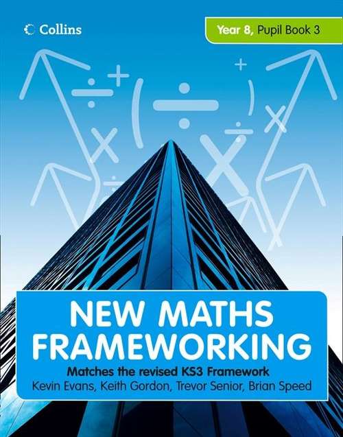 Book cover of New Maths Frameworking: Year 8, Pupil Book 3 (2nd edition) (PDF)