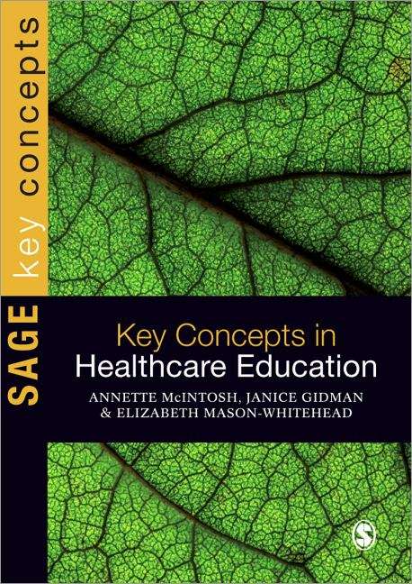Book cover of Key Concepts in Healthcare Education (PDF)