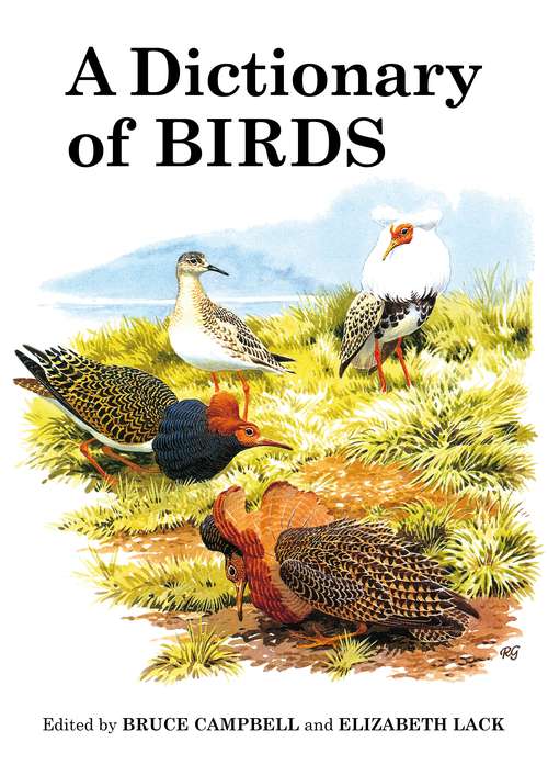 Book cover of A Dictionary of Birds (Poyser Monographs #108)