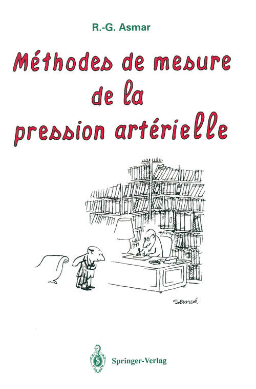 Book cover of Méthodes de mesure de la pression artérielle (1991)