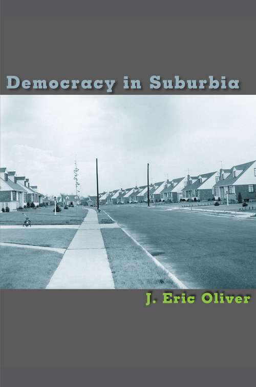 Book cover of Democracy in Suburbia