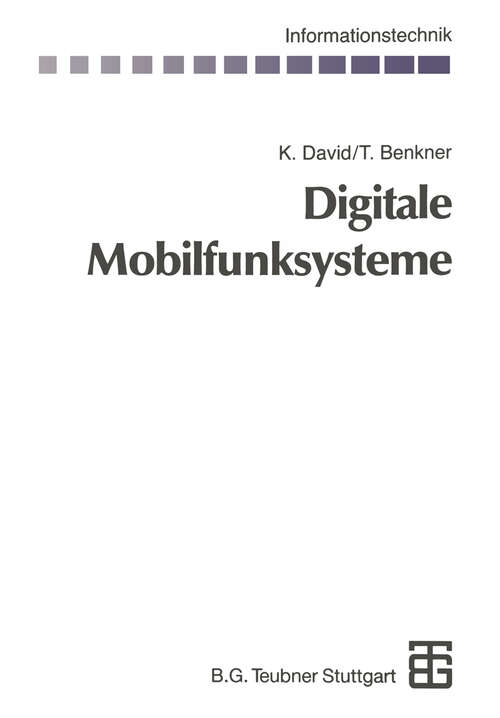 Book cover of Digitale Mobilfunksysteme (1996) (Informationstechnik)