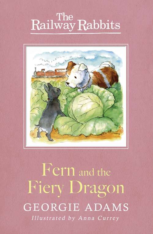 Book cover of Fern and the Fiery Dragon: Book 7 (Railway Rabbits #7)