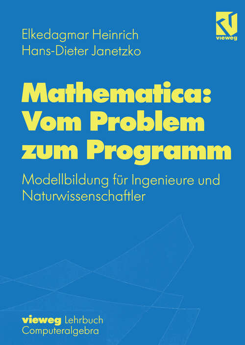 Book cover of Mathematica: Modellbildung für Ingenieure und Naturwissenschaftler (1998)
