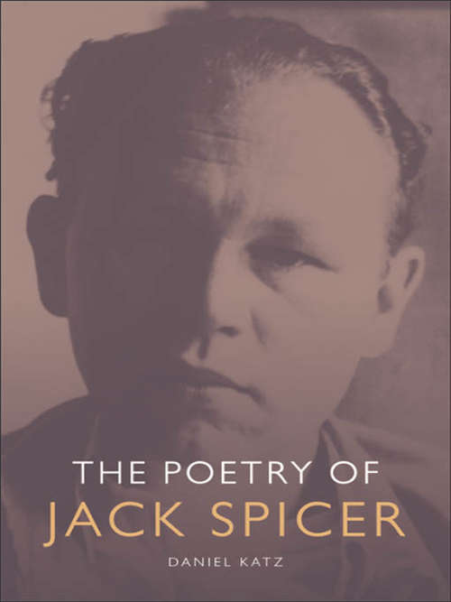Book cover of The Poetry of Jack Spicer