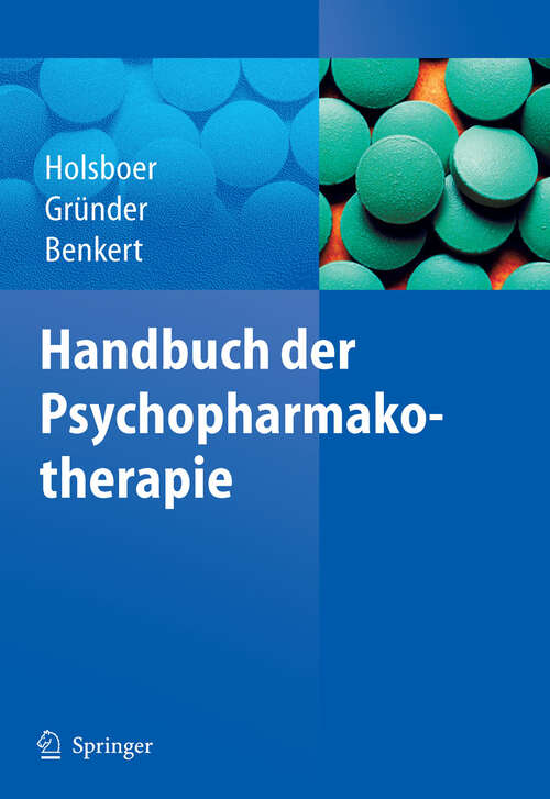 Book cover of Handbuch der Psychopharmakotherapie (2008)