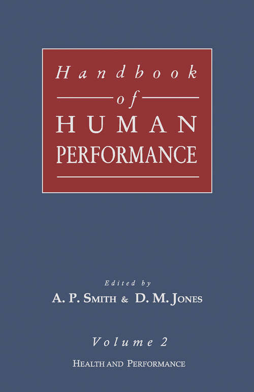 Book cover of Health and Performance: Health and Performance