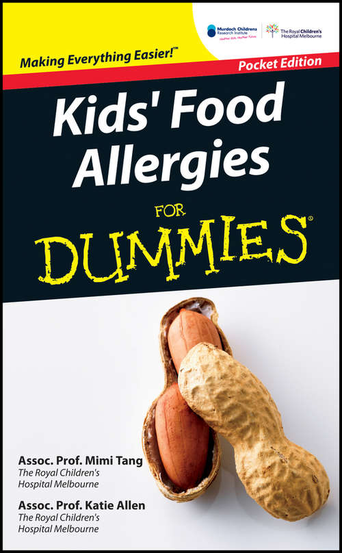 Book cover of Kid's Food Allergies For Dummies (Australia and New Zealand Pocket Edition)