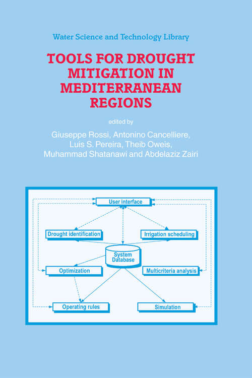 Book cover of Tools for Drought Mitigation in Mediterranean Regions (2003) (Water Science and Technology Library #44)