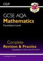 Book cover of New 2021 GCSE Maths AQA Complete Revision & Practice: Foundation inc Online Ed, Videos & Quizzes (PDF)