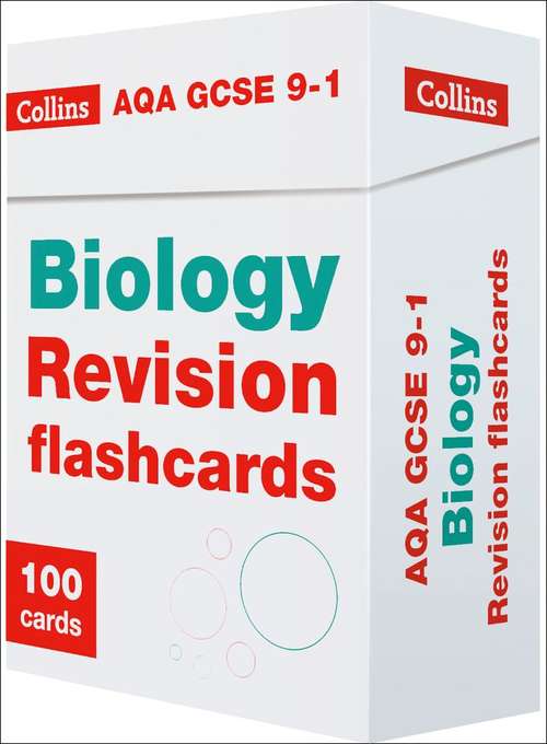 Book cover of New AQA GCSE 9-1 Biology Revision Flashcards (PDF)