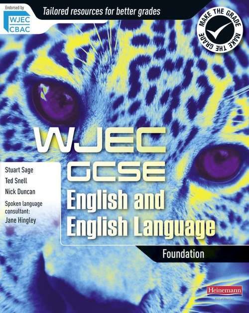Book cover of WJEC GCSE English and English Language: Student Book (PDF)