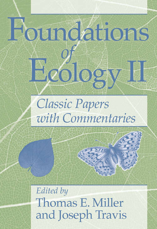 Book cover of Foundations of Ecology II: Classic Papers with Commentaries