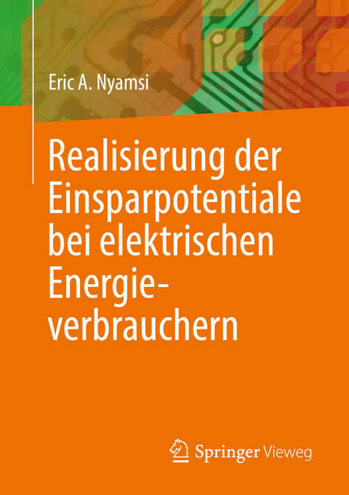 Book cover of Realisierung der Einsparpotentiale bei elektrischen Energieverbrauchern