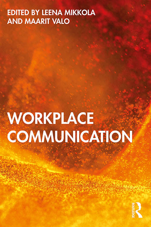 Book cover of Workplace Communication