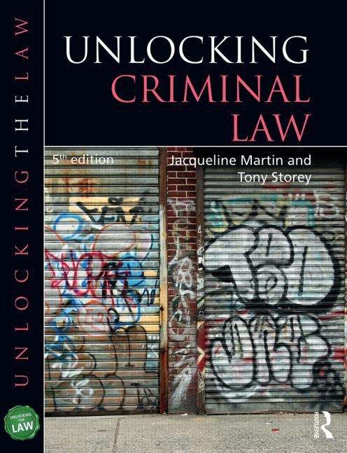 Book cover of Unlocking Criminal Law (PDF)