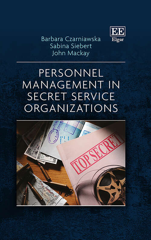 Book cover of Personnel Management in Secret Service Organizations
