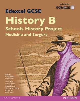 Book cover of Edexcel GCSE History B Schools History Project: Medicine (1A) and Surgery (3A) (PDF)