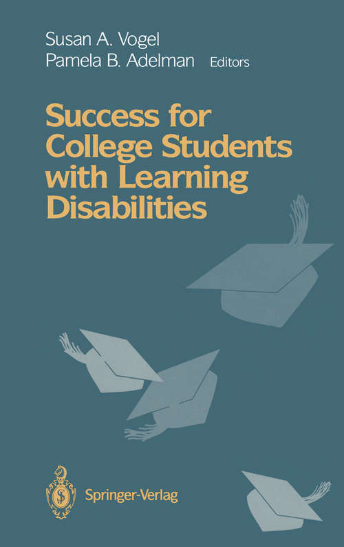 Book cover of Success for College Students with Learning Disabilities (1993)