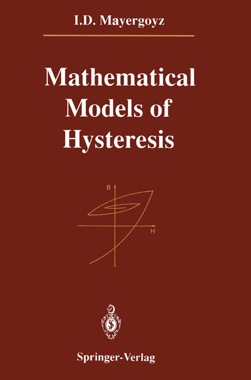 Book cover of Mathematical Models of Hysteresis (1991)