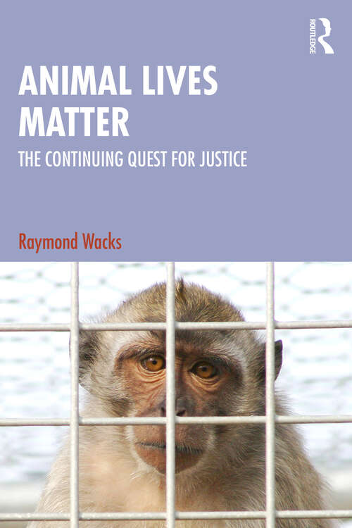 Book cover of Animal Lives Matter: The Continuing Quest for Justice
