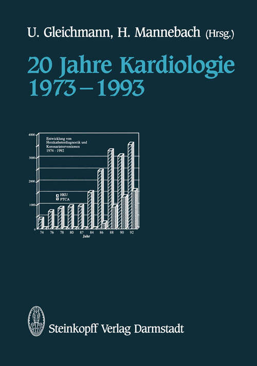 Book cover of 20 Jahre Kardiologie 1973–1993 (1993)