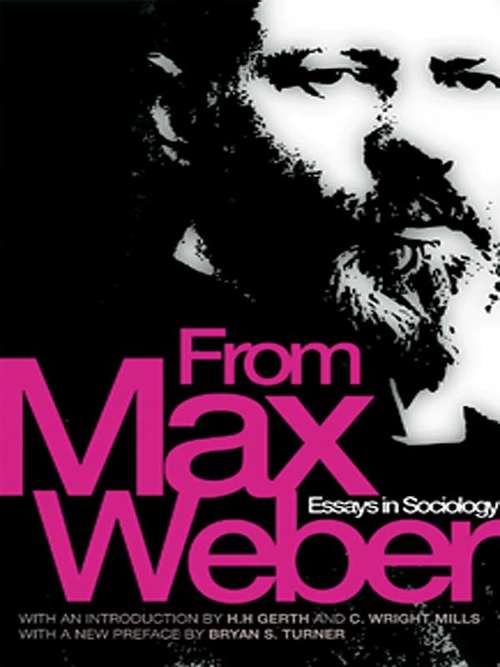 Book cover of From Max Weber: Essays In Sociology (PDF)