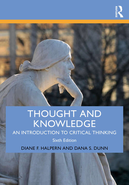 Book cover of Thought and Knowledge: An Introduction to Critical Thinking (6)