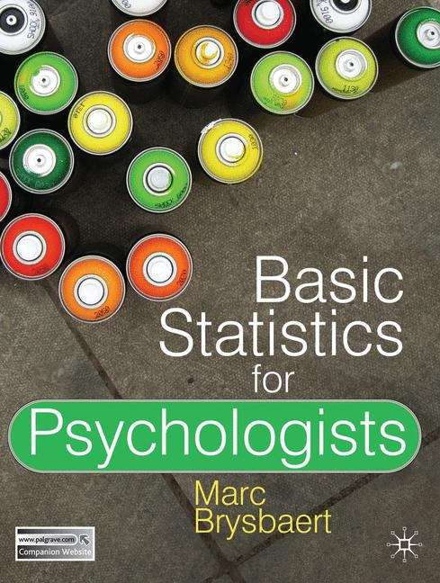 Book cover of Basic Statistics For Psychologists (PDF)