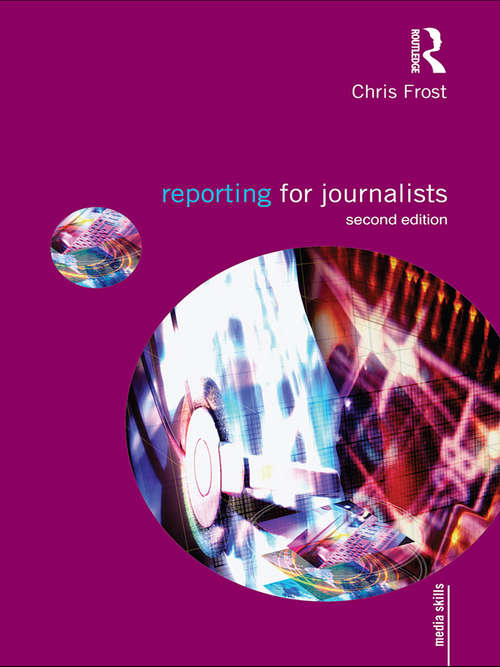 Book cover of Reporting for Journalists