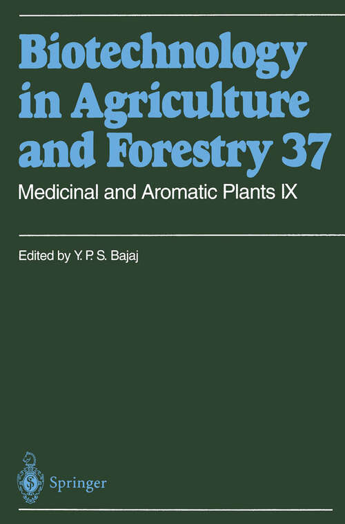 Book cover of Medicinal and Aromatic Plants IX (1996) (Biotechnology in Agriculture and Forestry #37)