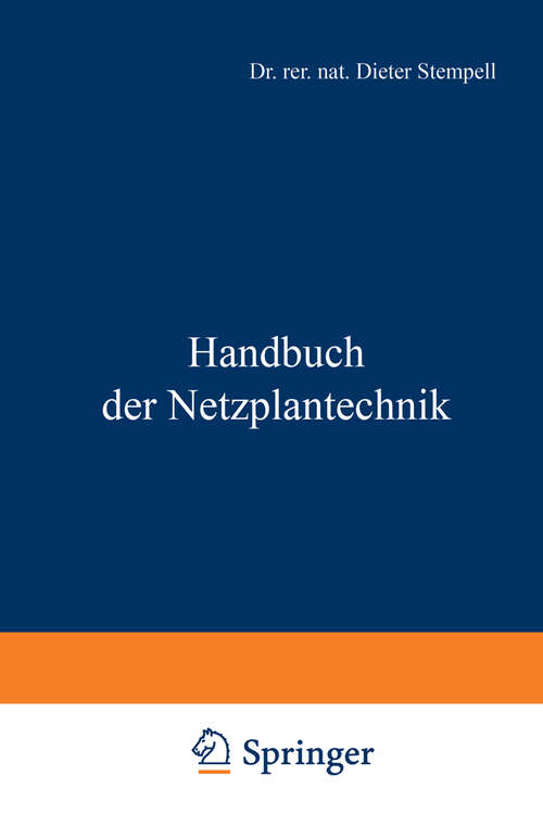 Book cover of Handbuch der Netzplantechnik (1971)