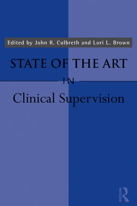 Book cover of State of the Art in Clinical Supervision