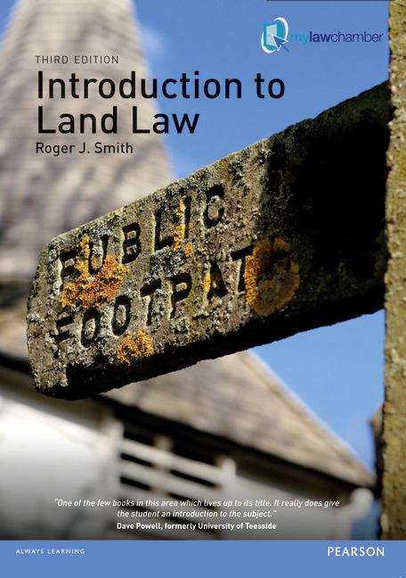 Book cover of Introduction To Land Law 3e (PDF)