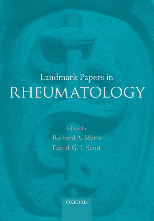 Book cover of Landmark Papers in Rheumatology (Landmark Papers In)