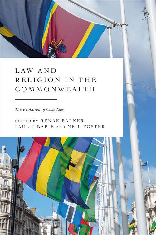 Book cover of Law and Religion in the Commonwealth: The Evolution of Case Law