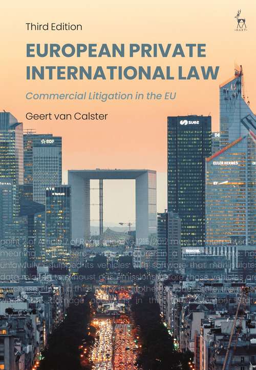 Book cover of European Private International Law: Commercial Litigation in the EU