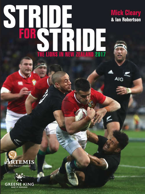 Book cover of Stride for Stride: The Lions in New Zealand 2017