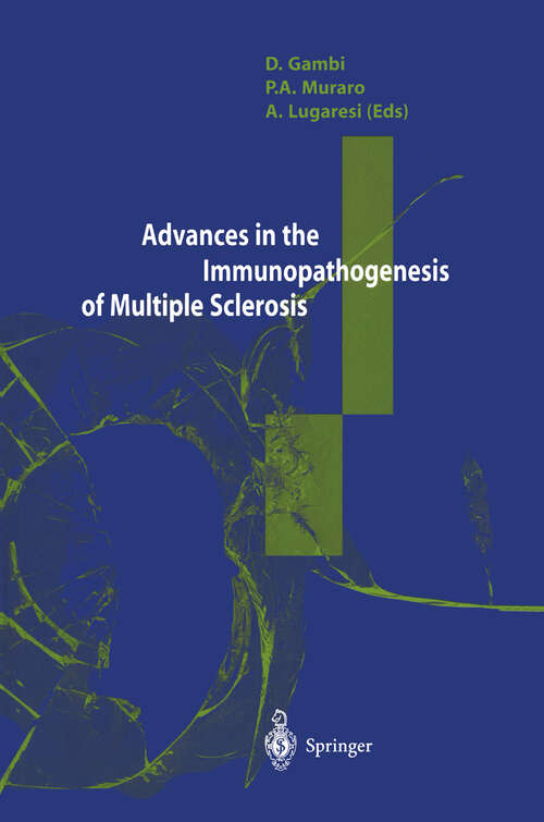 Book cover of Advances in the Immunopathogenesis of Multiple Sclerosis (1999)