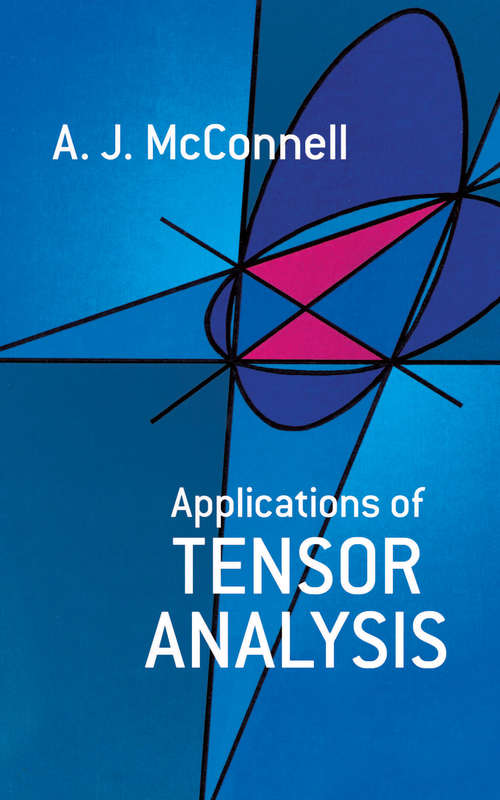 Book cover of Applications of Tensor Analysis (Dover Books on Mathematics)
