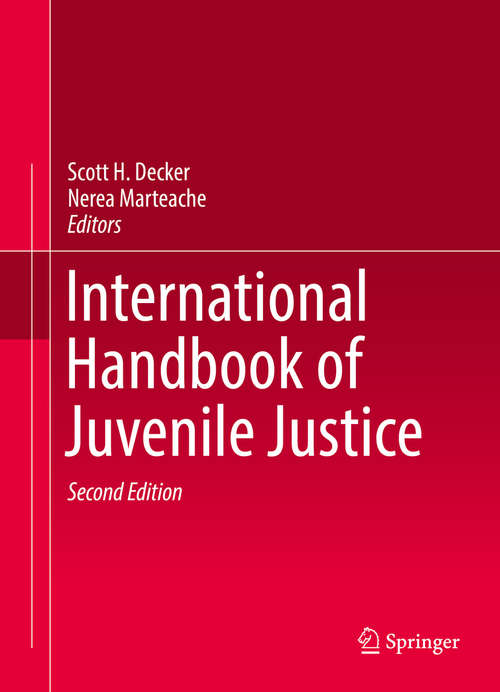 Book cover of International Handbook of Juvenile Justice (Proceedings In Life Sciences Ser.)