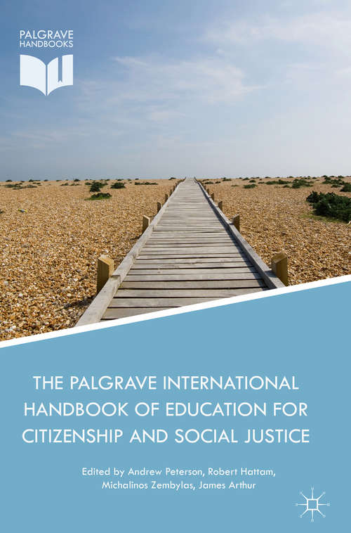 Book cover of The Palgrave International Handbook of Education for Citizenship and Social Justice (1st ed. 2016)