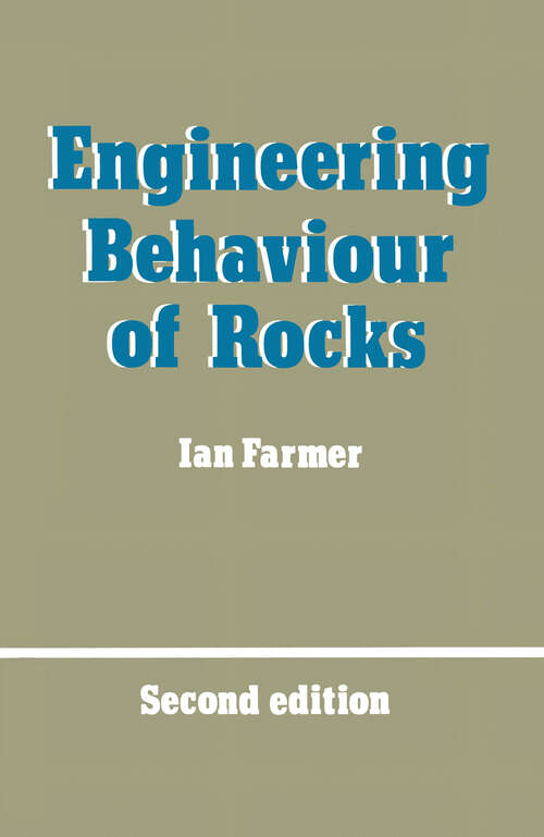 Book cover of Engineering Behaviour of Rocks (1983)