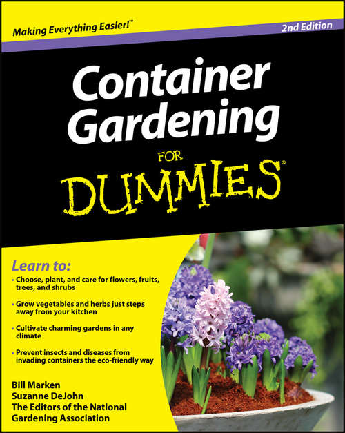 Book cover of Container Gardening For Dummies (2)