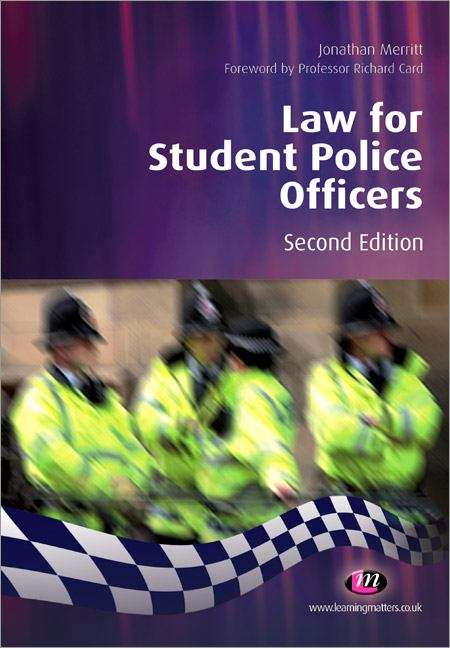 Book cover of Law for Student Police Officers