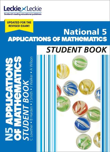 Book cover of National 5 Applications of Mathematics Student Book (PDF) (Student Books For Sqa Exams Ser.)