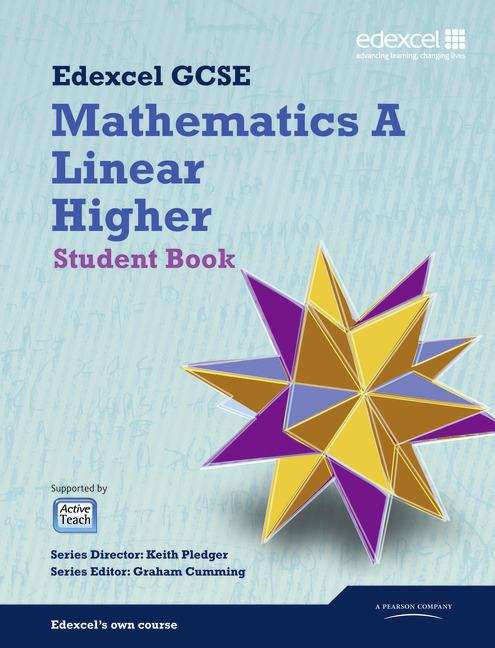 Book cover of Edexcel GCSE Mathematics A Linear Higher: Student Book (PDF)