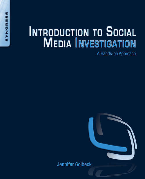 Book cover of Introduction to Social Media Investigation: A Hands-on Approach
