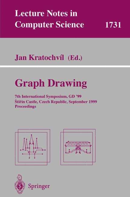 Book cover of Graph Drawing: 7th International Symposium, GD'99, Stirin Castle, Czech Republic, September 15-19, 1999 Proceedings (1999) (Lecture Notes in Computer Science #1731)