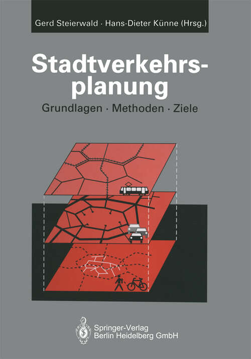 Book cover of Stadtverkehrsplanung: Grundlagen - Methoden - Ziele (1994)